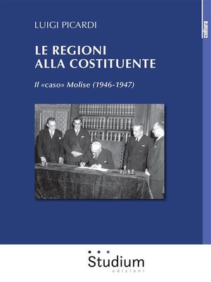 cover image of Le Regioni alla Costituente